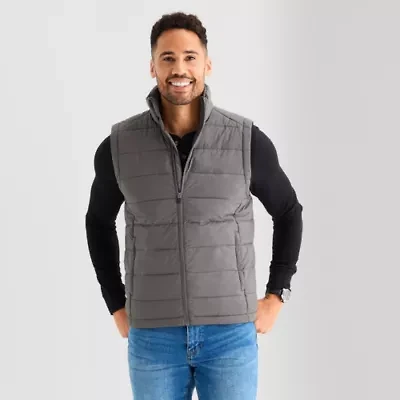 St. John's Bay Mens Packable Midweight Puffer Vest