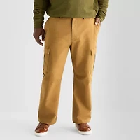 mutual weave Mens Relaxed Fit Big and Tall Cargo Pant