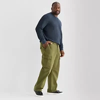 mutual weave Mens Relaxed Fit Big and Tall Cargo Pant