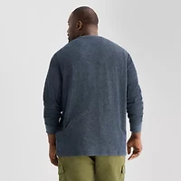 mutual weave Mens Crew Neck Long Sleeve Regular Fit Big and Tall Thermal Top