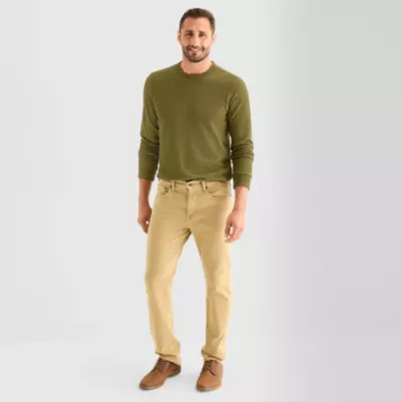 mutual weave Mens Crew Neck Long Sleeve Regular Fit Thermal Top