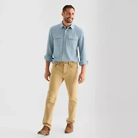 mutual weave Mens Long Sleeve Classic Fit Flannel Shirt