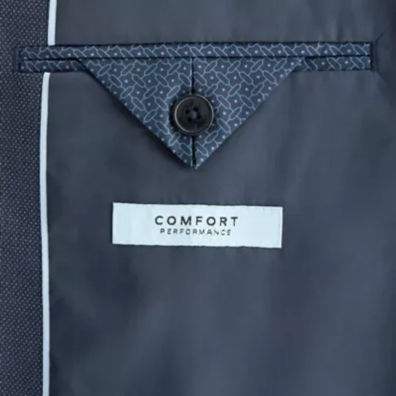 Van Heusen Birdseye Mens Stretch Fabric Modern Fit Suit Jacket