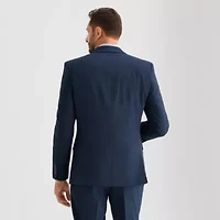 Van Heusen Birdseye Mens Stretch Fabric Modern Fit Suit Jacket