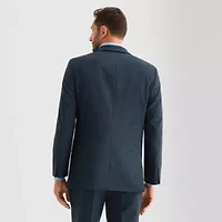 Stafford Mens Classic Fit Checked Suit Jacket