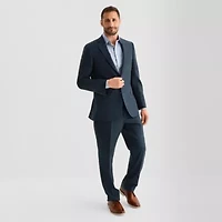 Stafford Mens Classic Fit Checked Suit Jacket