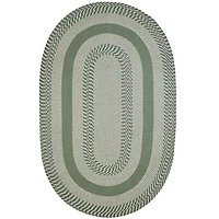 Better Trends Newport Braid Oval Rug