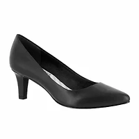 Easy Street Womens Pointe Pointed Toe Stiletto Heel Pumps