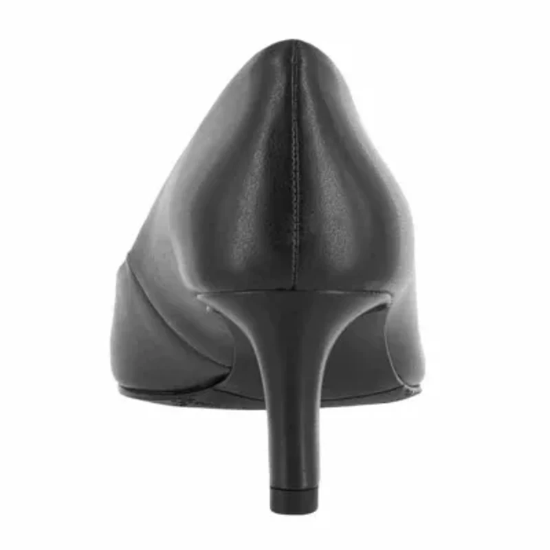 Easy Street Womens Pointe Pointed Toe Stiletto Heel Pumps