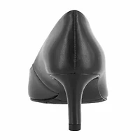 Easy Street Womens Pointe Pointed Toe Stiletto Heel Pumps