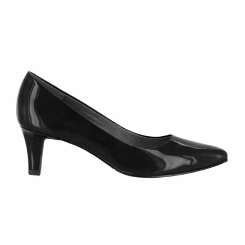 Easy Street Womens Pointe Pointed Toe Stiletto Heel Pumps