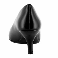 Easy Street Passion Womens Round Stiletto Heel Pumps