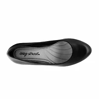 Easy Street Passion Womens Round Stiletto Heel Pumps