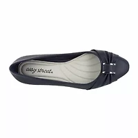 Easy Street Eloise Womens Closed Toe Block Heel Pumps