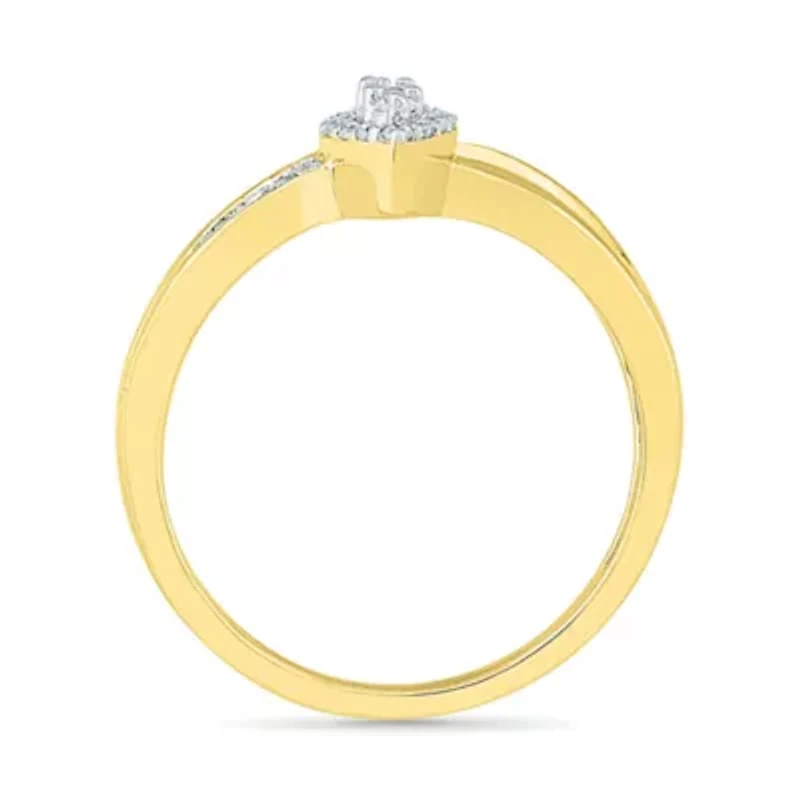 Womens / CT. T.W. Natural White Diamond 10K Gold Cocktail Ring