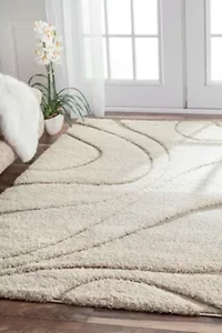nuLoom Carolyn Modern Waves Indoor Outdoor Rectangular Area Rug
