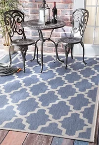 nuLoom Machine Made Gina Outdoor Moroccan Trellis Rug