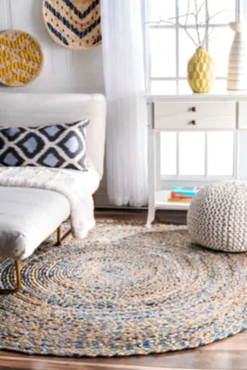 nuLoom Hand Braided Eliz Jute Rug