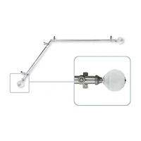 Rod Desyne Faceted Corner 13/16 Adjustable Curtain