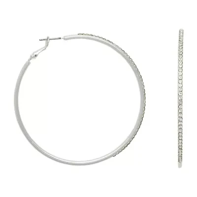 Mixit Womens 62mm Hypoallergenic Hoop Earrings