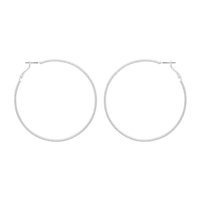 Mixit Womens 70mm Hypoallergenic Hoop Earrings