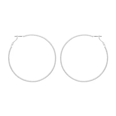 Mixit Womens 70mm Hypoallergenic Hoop Earrings