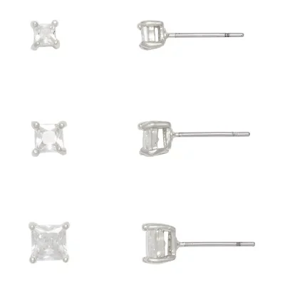 Mixit Womens 3 Pair Earring Set