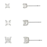 Mixit Womens 3 Pair Earring Set