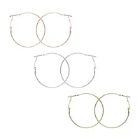Mixit Womens 3 Pair Earring Set