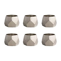 Design Imports Triangle 6-pc. Napkin Rings
