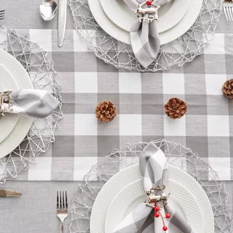 Design Imports Buffalo Check Table Runner