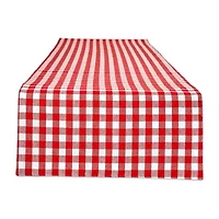 Design Imports Gingham Buffalo Check Table Runner