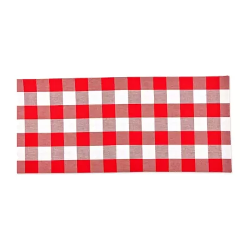 Design Imports Gingham Buffalo Check Table Runner