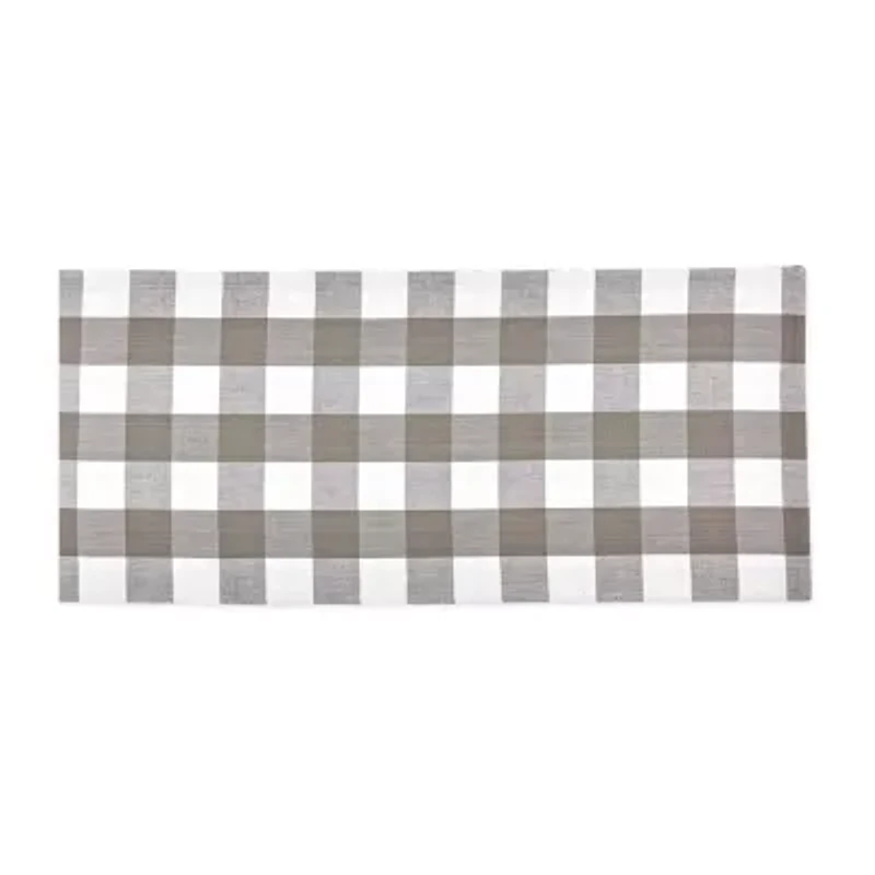 Design Imports Gingham Buffalo Check Table Runner