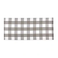 Design Imports Gingham Buffalo Check Table Runner