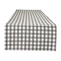 Design Imports Gingham Buffalo Check Table Runner