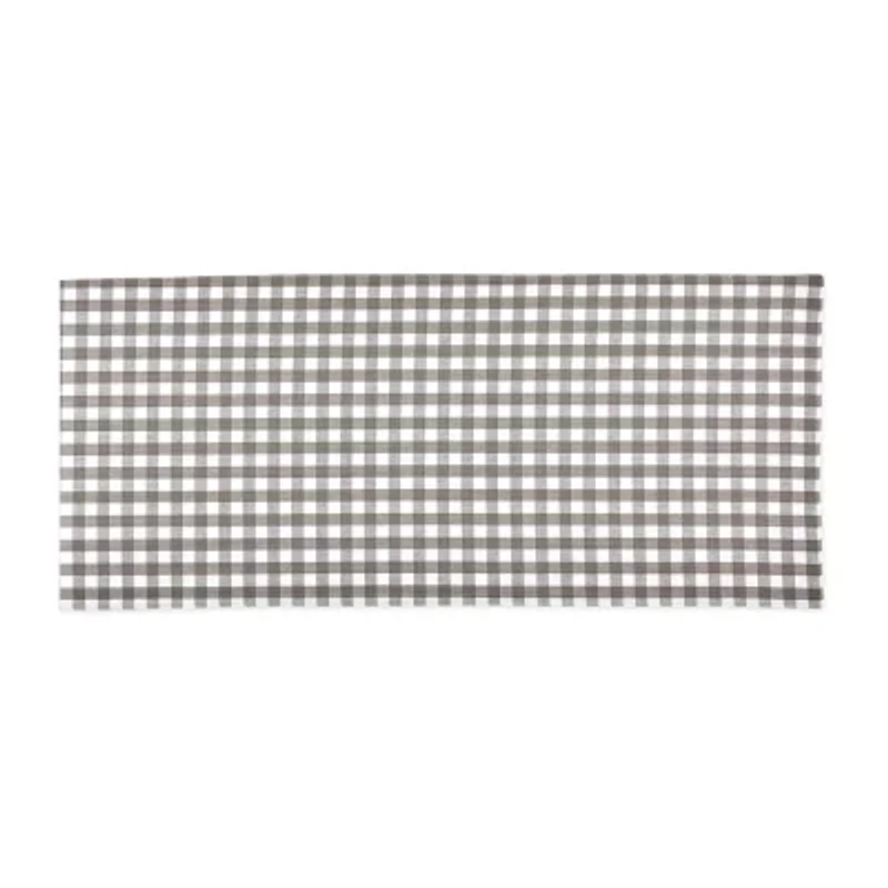 Design Imports Gingham Buffalo Check Table Runner