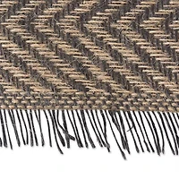 Design Imports Chevron Burlap Table Runner
