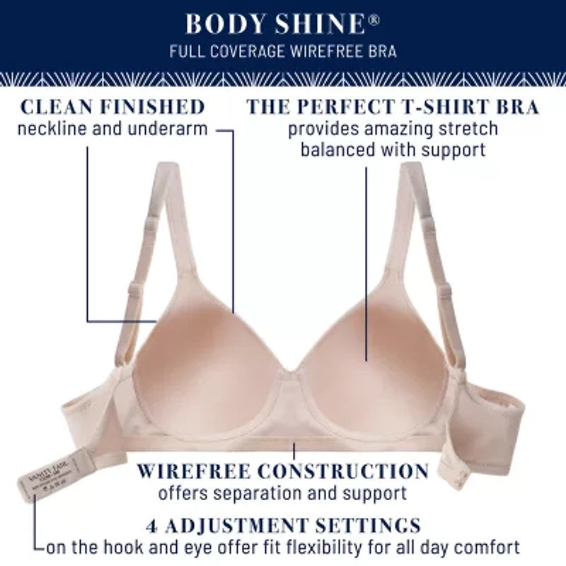 Vanity Fair Body Shine T-Shirt Wireless Full Coverage Bra - 72298