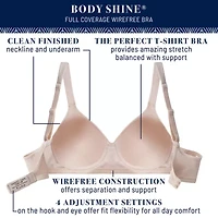 Vanity Fair Body Shine T-Shirt Wireless Full Coverage Bra - 72298