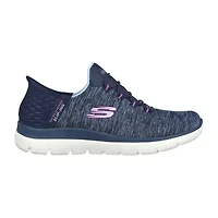Skechers Hands Free Slip-Ins Summits Dazzling Haze Womens Slip-On Walking Shoes