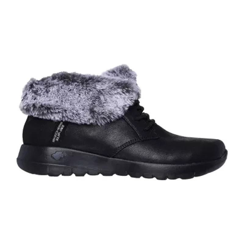 Skechers Hands Free Slip-Ins Womens On The Go Joy Flat Heel Winter Boots