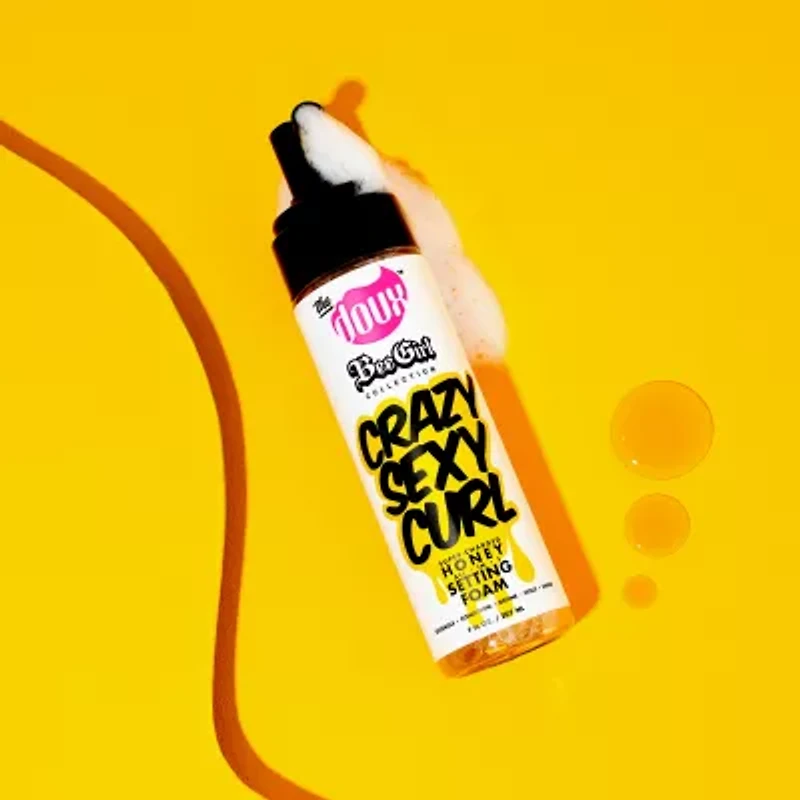 The Doux Bee Girl Collection: Crazy Sexy Curl Honey Setting Foam Hair Mousse