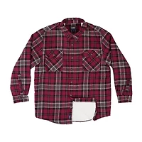 Smiths Workwear Sherpa Flannel Mens Midweight Big and Tall Shirt Jacket