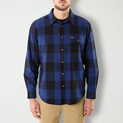 Smiths Workwear Mens Long Sleeve Regular Fit Big and Tall Flannel Shirt