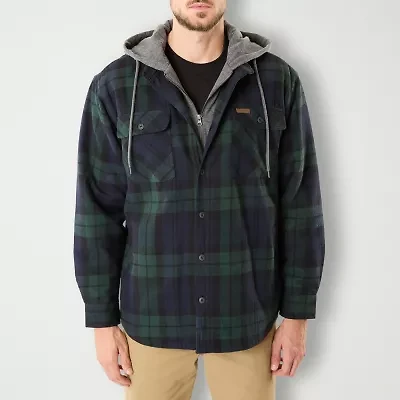 Smiths Workwear Sherpa Flannel Mens Midweight Big and Tall Shirt Jacket