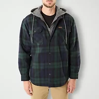 Smiths Workwear Sherpa Flannel Mens Midweight Big and Tall Shirt Jacket