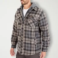 Smiths Workwear Sherpa Microfleece Mens Midweight Big and Tall Shirt Jacket