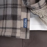 Smiths Workwear Sherpa Microfleece Mens Midweight Big and Tall Shirt Jacket