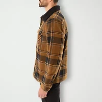 Smiths Workwear Sherpa Plaid Mens Midweight Big and Tall Jacket